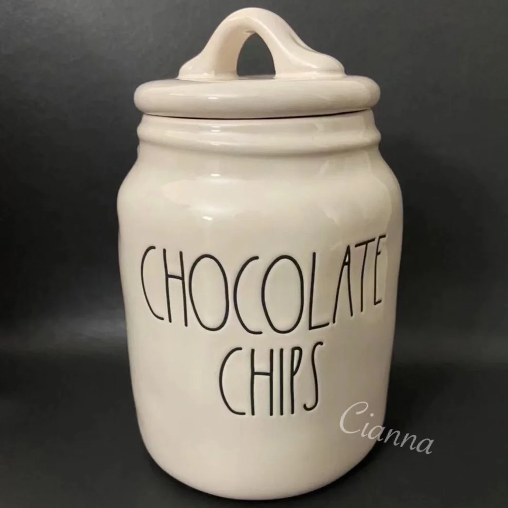 Rae Dunn Baby Chocolate Chips Canister